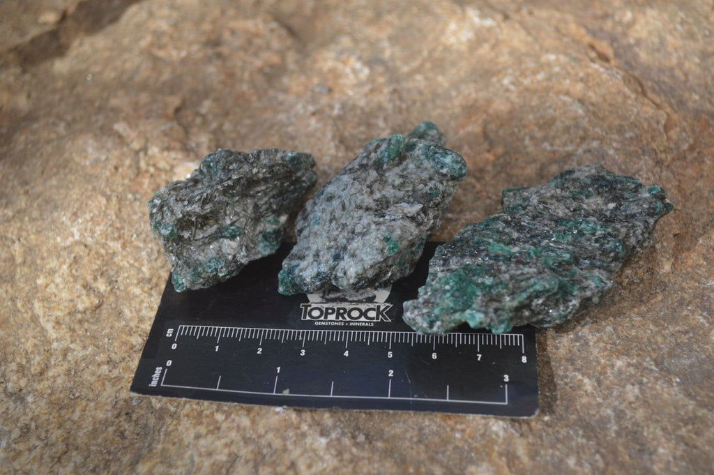 Natural Rare Emerald Mica In Matrix Cobbed Specimens x 20 From Mutoko, Zimbabwe - Toprock Gemstones and Minerals 