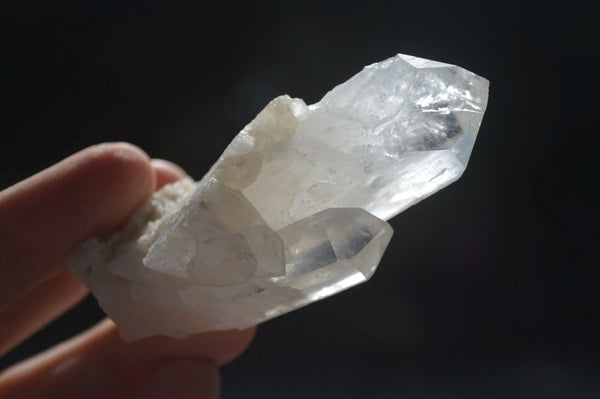 Natural Etched Clear Quartz Crystals  x 14 From Mpika, Zambia - Toprock Gemstones and Minerals 