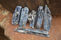 Natural Single Blue Kyanite Crystals  x 1.9 Kg Lot From Karoi, Zimbabwe - Toprock Gemstones and Minerals 