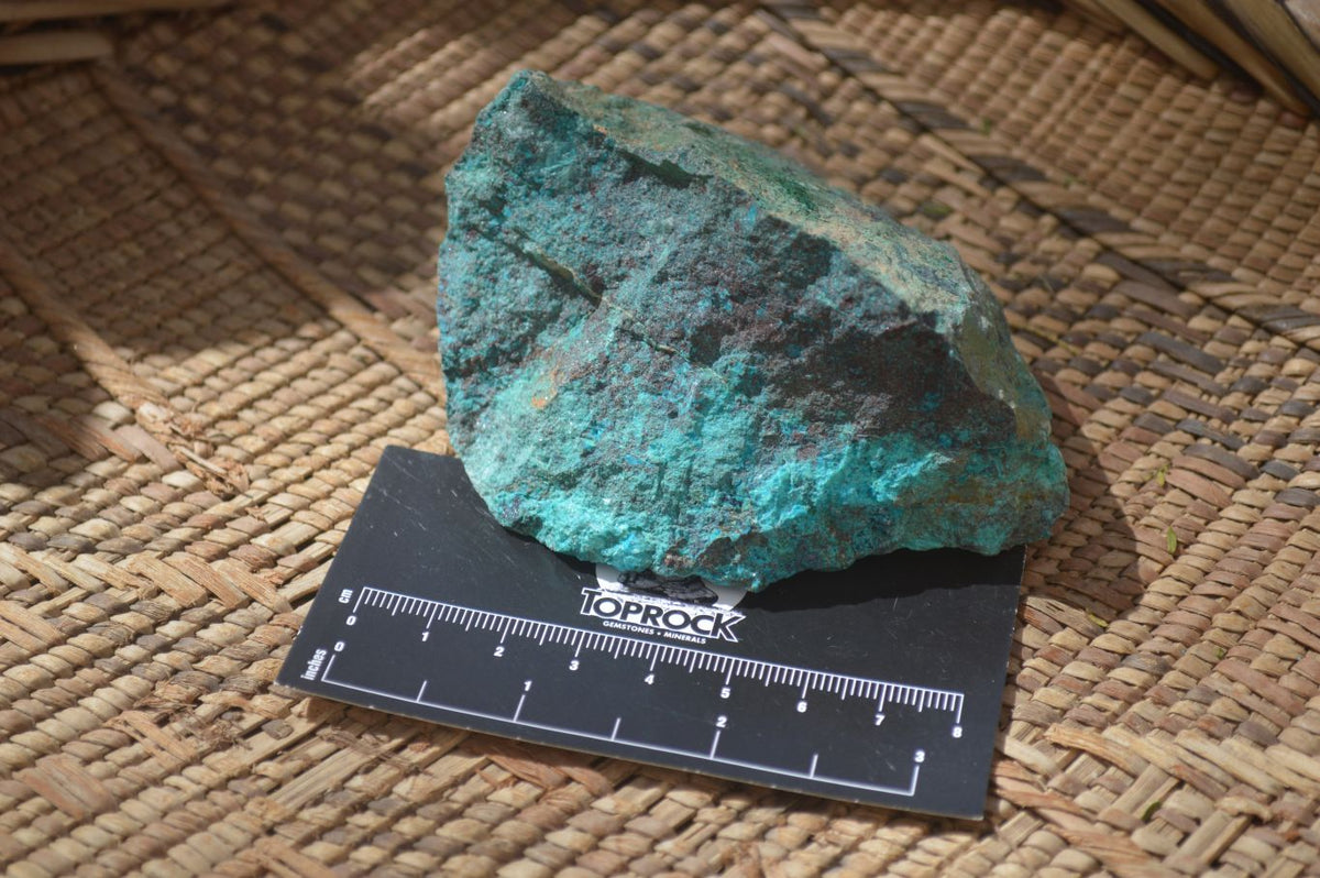 Natural Rough Shattuckite Cobbed Specimens x 6 From Kaokoveld, Namibia - Toprock Gemstones and Minerals 
