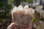 Natural Cascading Smokey Quartz Clusters x 3 From Luena, Congo - Toprock Gemstones and Minerals 