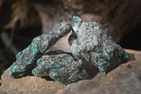 Natural Rare Emerald Mica In Matrix Cobbed Specimens x 20 From Mutoko, Zimbabwe - Toprock Gemstones and Minerals 