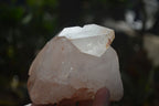 Natural Clear Rainbow Veil Quartz Crystals x 3 From Mpika, Zambia - Toprock Gemstones and Minerals 