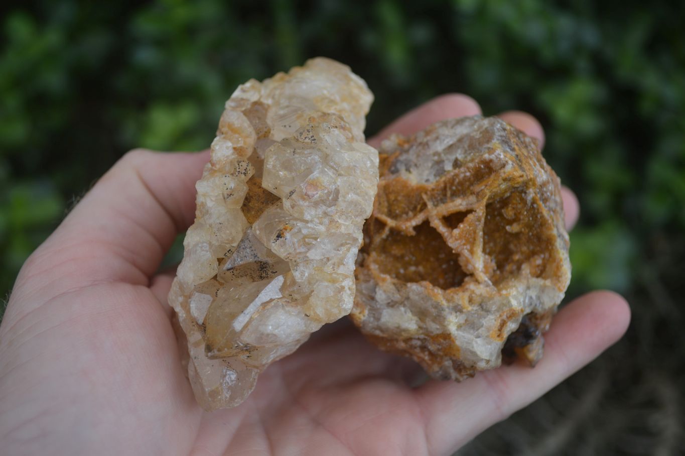 Natural Golden Limonite / Lemonite Quartz Clusters  x 24 From Zambia - Toprock Gemstones and Minerals 