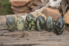 Polished Spotted Leopard Stone Standing Free Forms  x 6 From Zimbabwe - Toprock Gemstones and Minerals 