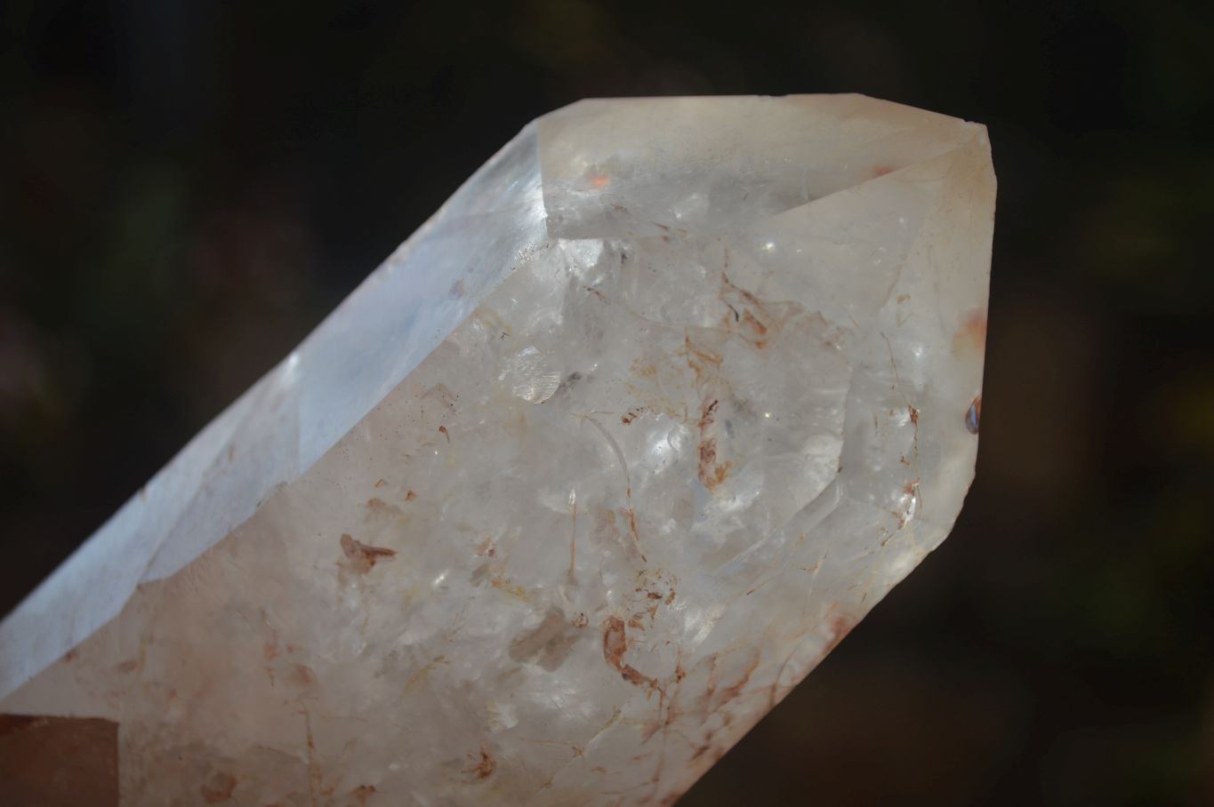 Natural Clear Rainbow Veil Quartz Crystals x 3 From Mpika, Zambia - Toprock Gemstones and Minerals 