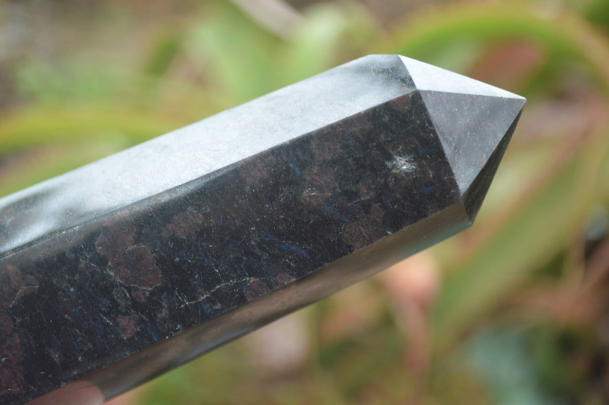 Polished New Sparkling Blue Iolite Points  x 3 From Madagascar - TopRock