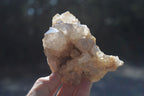 Natural Cascading Smokey Quartz Clusters x 3 From Luena, Congo - Toprock Gemstones and Minerals 