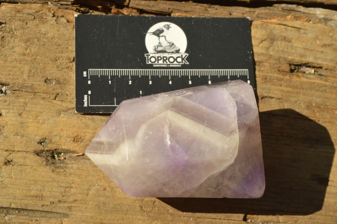Polished Pair Of Dream Amethyst Points  x 2 From Madagascar - TopRock