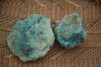 Natural Rough Blue Shattuckite Specimens  x 12 From Namibia - TopRock