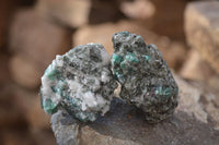 Natural Rare Emerald Mica In Matrix Cobbed Specimens x 20 From Mutoko, Zimbabwe - Toprock Gemstones and Minerals 
