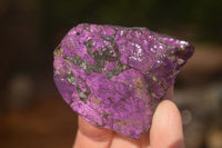 Natural Metallic Purpurite Cobbed Specimens x 12 From Erongo, Namibia