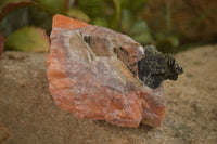 Natural New Sunset Orange Calcite Specimens  x 4 From Spitzkop, Namibia - Toprock Gemstones and Minerals 
