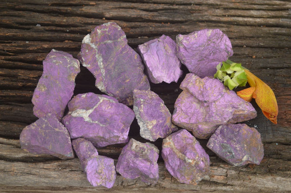 Natural Solid Purpurite Cobbed Specimens  x 6 From Namibia - TopRock