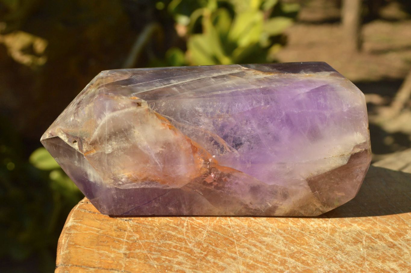 Polished Pair Of Dream Amethyst Points  x 2 From Madagascar - TopRock