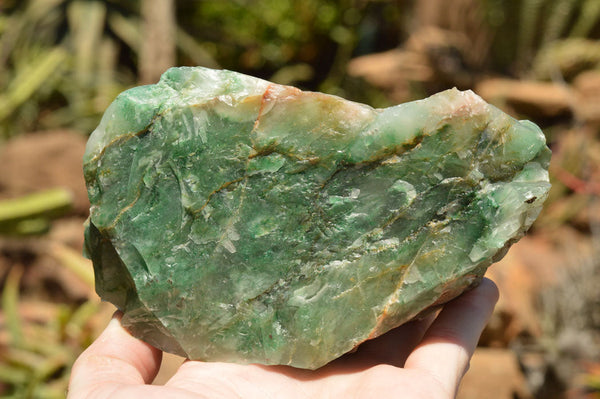 Natural Rough Green Jade Specimens  x 11 From Swaziland - TopRock