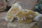Natural Limonite Quartz Clusters x 12 From Solwezi, Zambia - Toprock Gemstones and Minerals 