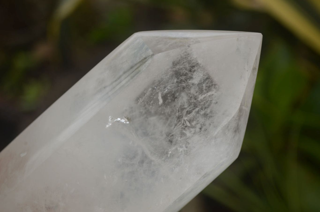 Polished Large Clear Quartz Points x 2 From Madagascar - Toprock Gemstones and Minerals 