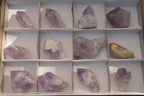 Natural Jacaranda Amethyst Crystals x 12 From Mumbwa, Zambia - Toprock Gemstones and Minerals 