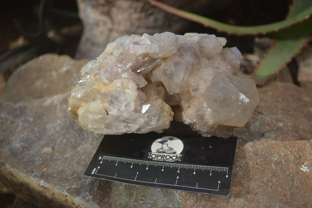 Natural Cascading Smokey Quartz Clusters x 3 From Luena, Congo - Toprock Gemstones and Minerals 