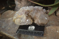Natural Cascading Smokey Quartz Clusters x 3 From Luena, Congo - Toprock Gemstones and Minerals 