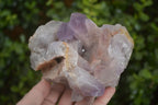 Natural Jacaranda Amethyst Clusters x 2 From Zambia - Toprock Gemstones and Minerals 