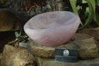 Polished Pink Rose Quartz Bowl x 1 From Ambatondrazaka, Madagascar - Toprock Gemstones and Minerals 