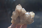 Natural Cascading Smokey Quartz Clusters x 3 From Luena, Congo - Toprock Gemstones and Minerals 