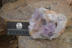 Natural Jacaranda Amethyst Clusters x 2 From Zambia - Toprock Gemstones and Minerals 