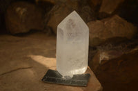 Polished Large Clear Quartz Points x 2 From Madagascar - Toprock Gemstones and Minerals 