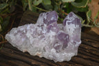 Natural Jacaranda Amethyst Clusters x 2 From Zambia - Toprock Gemstones and Minerals 