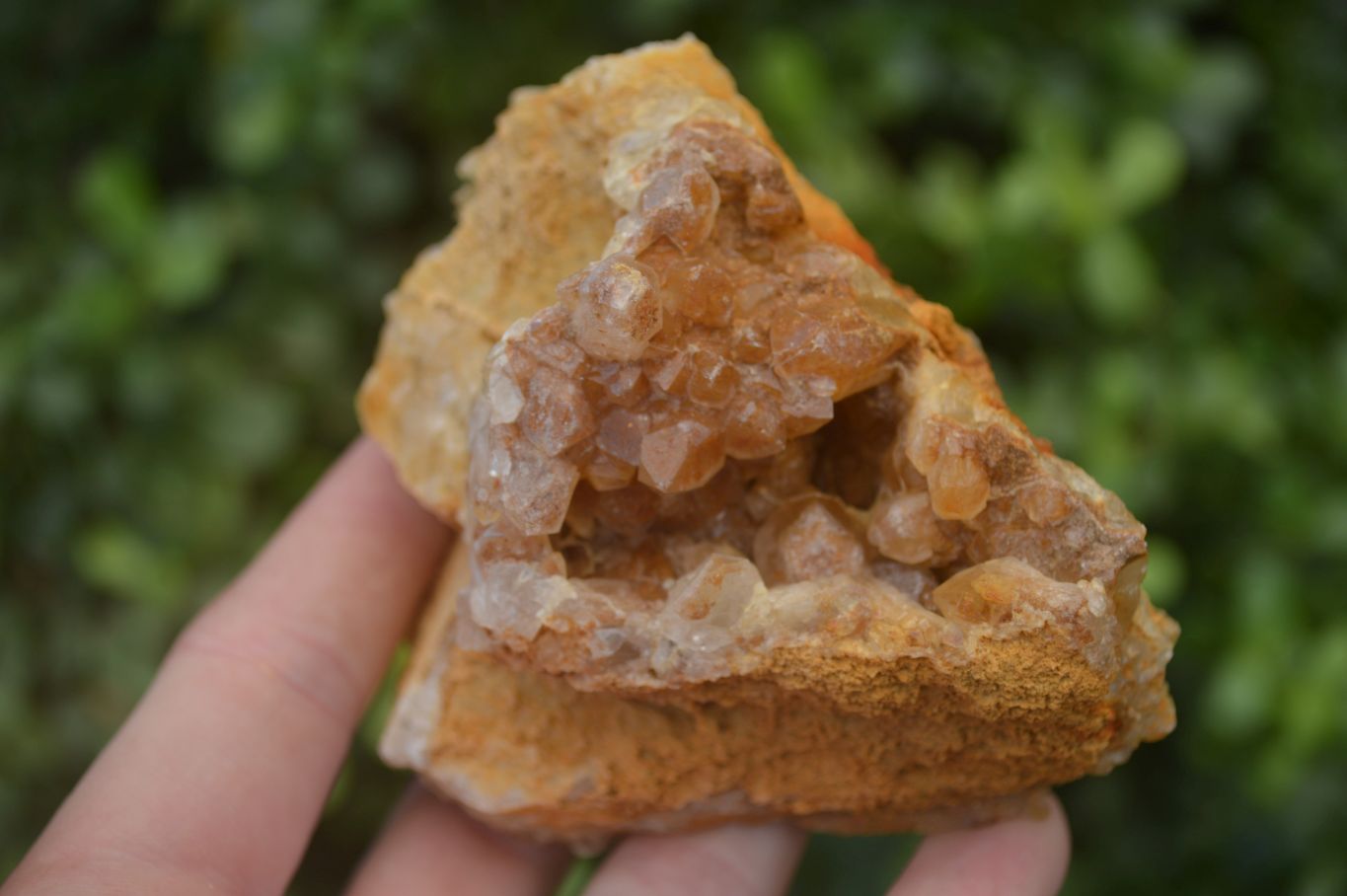 Natural Limonite Quartz Clusters x 12 From Solwezi, Zambia - Toprock Gemstones and Minerals 
