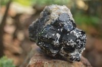 Natural Schorl Black Tourmaline Specimens  x 2 From Erongo Mountains, Namibia - TopRock