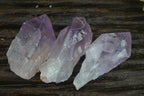 Natural Single Jacaranda Amethyst Crystals  x 24 From Mumbwa, Zambia - Toprock Gemstones and Minerals 