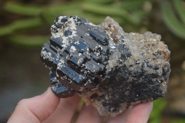 Natural Schorl Black Tourmaline Specimens  x 2 From Erongo Mountains, Namibia - TopRock