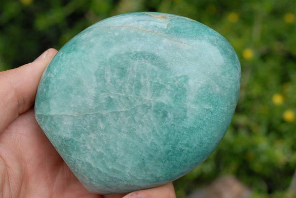 Polished Amazonite Standing Free Forms x 3 From Ambositra, Madagascar - TopRock