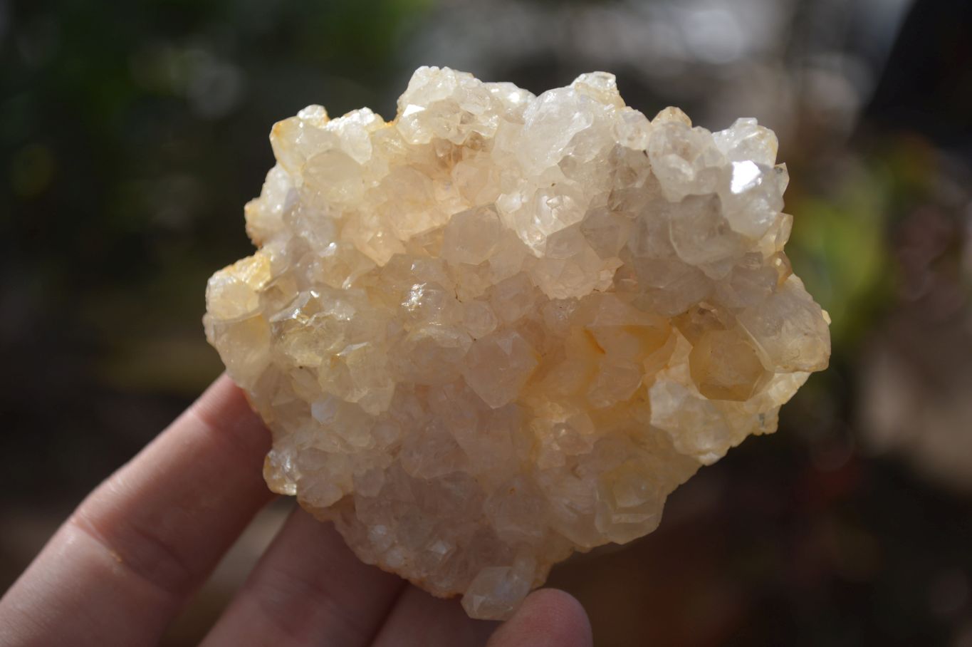 Natural Limonite Quartz Clusters x 12 From Solwezi, Zambia - Toprock Gemstones and Minerals 