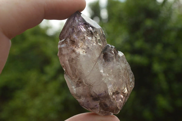 Natural Single Window Amethyst Brandberg-like Crystals x 12 From Chiredzi, Zimbabwe - TopRock