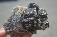 Natural Schorl Black Tourmaline Specimens  x 2 From Erongo Mountains, Namibia - TopRock