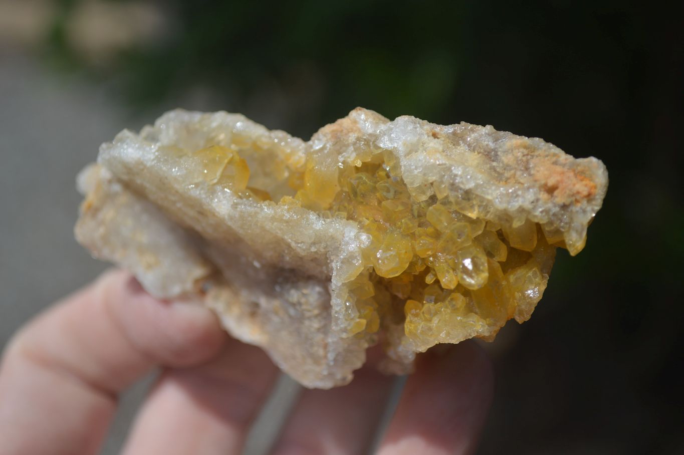 Natural Golden Limonite / Lemonite Quartz Clusters  x 24 From Zambia - Toprock Gemstones and Minerals 
