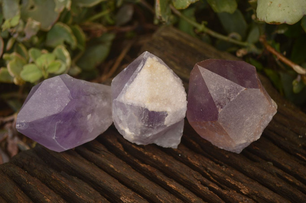 Natural Jacaranda Amethyst Crystals x 12 From Mumbwa, Zambia - Toprock Gemstones and Minerals 