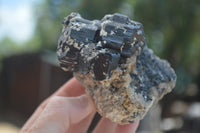 Natural Schorl Black Tourmaline Specimens  x 2 From Erongo Mountains, Namibia - TopRock