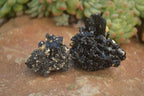 Natural Schorl Black Tourmaline Specimens x 35 From Erongo, Namibia - Toprock Gemstones and Minerals 
