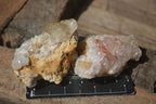 Natural Golden Limonite / Lemonite Quartz Clusters  x 24 From Zambia - Toprock Gemstones and Minerals 