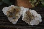 Natural Golden Limonite / Lemonite Quartz Clusters  x 24 From Zambia - Toprock Gemstones and Minerals 