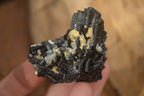 Natural Schorl Black Tourmaline Specimens x 35 From Erongo, Namibia - Toprock Gemstones and Minerals 