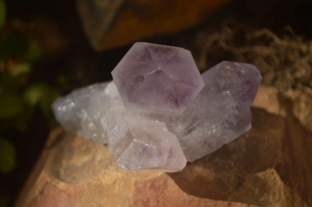 Natural Jacaranda Amethyst Crystals x 12 From Mumbwa, Zambia - Toprock Gemstones and Minerals 