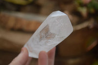 Polished Clear Quartz Crystal Points  x 6 From Madagascar - Toprock Gemstones and Minerals 