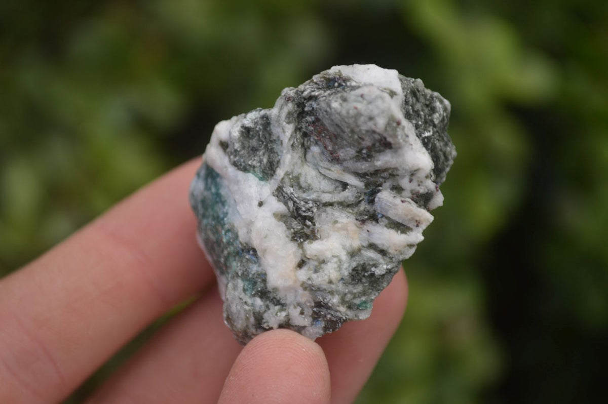 Natural Rare Emerald Mica In Matrix Cobbed Specimens x Lot From Mutoko, Zimbabwe - Toprock Gemstones and Minerals 