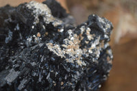Natural Schorl Black Tourmaline Specimens  x 2 From Erongo Mountains, Namibia - TopRock
